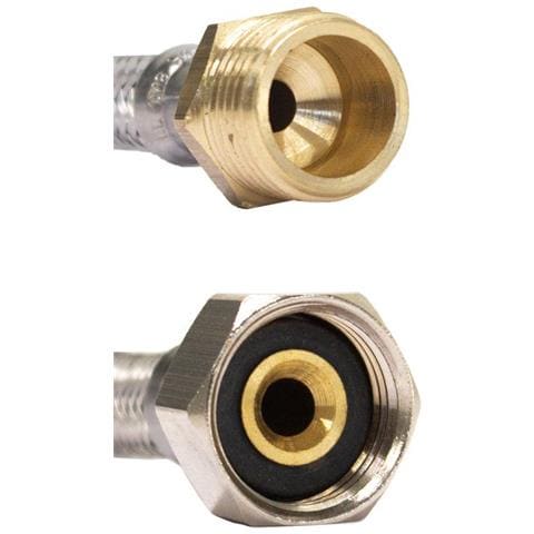 Tubo Flessibile Inox Per Acqua Potabile  Dn8  1/2 - Foto 2