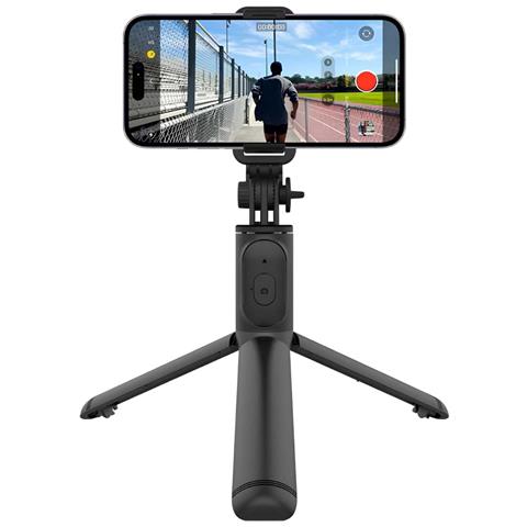 Asta Per Selfie Estensibile Con Treppiede Modello Selfiego Lite, Nero - Foto 1