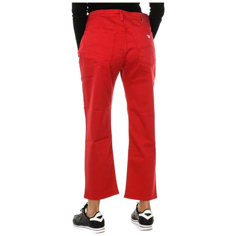 Pantaloni Lunghi In Denim Stretch Da Donna 3y5j10-5d1rz - Foto 3