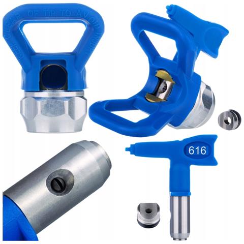 Ugello Di Spruzzatura Bassa Pressione Zenthril Softflow 616 - Larghezza 30 Cm | Compatibile Con Graco, Titan, Wagner | Risparmio Vernice 50% - Foto 1