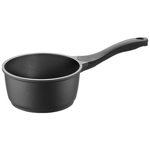 Casseruola un manico PRO 16 cm - Rivestimento a 3 Strati Senza PFOA - Manico Soft Touch - Adatta a Tutti i Piani Cottura, Compresa l’Induzione - Ideale per Riscaldare, Cucinare Latte, Sughi e Porzioni Uniche - Made in Italy - Foto 1