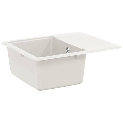 Lavello Bianco 560 x 460 mm 80% Quarzo e 20% Resina - Foto 1