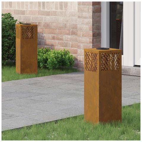 Faro LED solare per sentieri 2 pcs Bronzo - Foto 2
