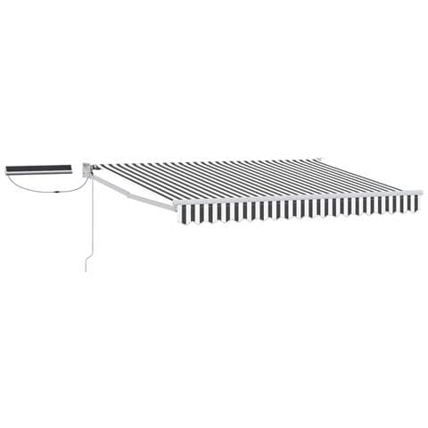 Tettuccio Elettrico Retrattile Antracite e Bianco 3 x 2,5 m - Foto 1