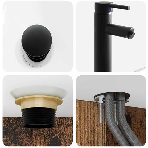 Lavabo da Parete Legno antico 53 x 35 x 39 cm - Foto 2