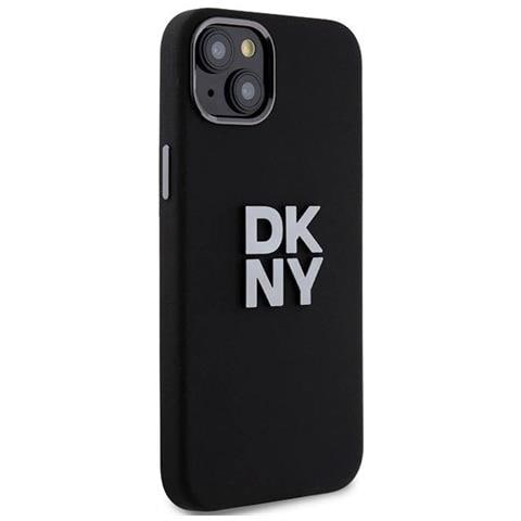 Dkny Liquid Silicone Metal Logo ""custodia Iphone 15 / 14 / 13"" - Nera - Foto 1