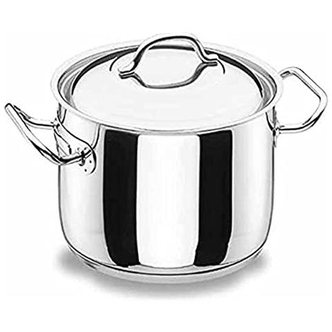 72128 - Padella professionale in acciaio inox da 28 cm con coperchio - Foto 1