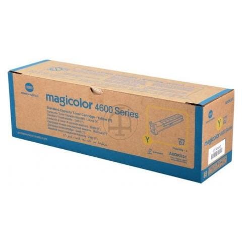 Toner Originale Giallo MAGICOLOR 4650DN / 4650EN Capacità 4000 Pagine - Foto 2