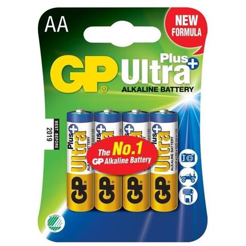 GP151121 Blister Da 4 Batterie Stilo (AA) Alkaline Ultra Plus - Foto 3