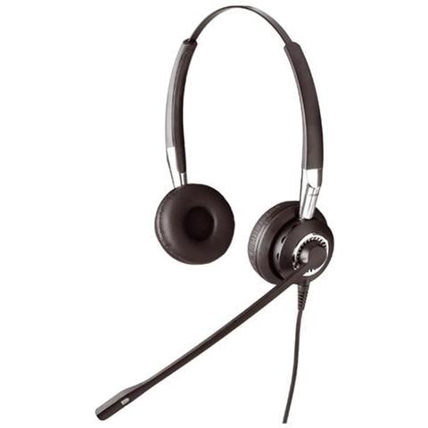 Biz 2400 II QD Duo NC Stereofonico Padiglione auricolare Nero, Argento cuffia e auricolare - Foto 1