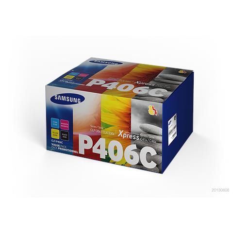 CLT-P406C cartuccia toner 4 pz Originale Nero, Blu, Magenta, Giallo - Foto 2
