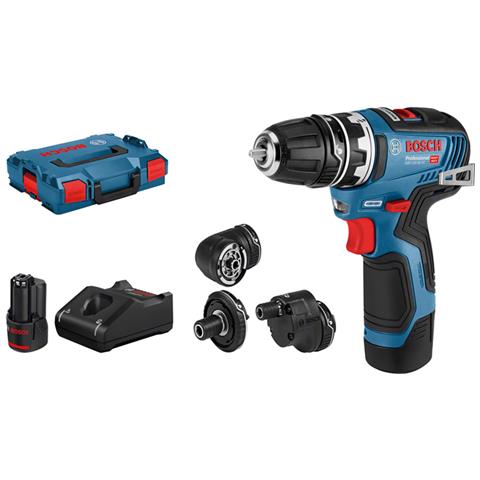 06019H3000 Avvitatore a Batteria, 12 V, Nero - Foto 1