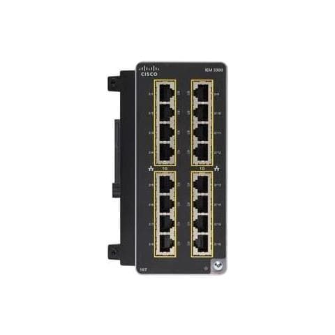 Switch di Rete Catalyst IE3300 Gestito L2 Gigabit Ethernet (10/100/1000) Nero - Foto 1