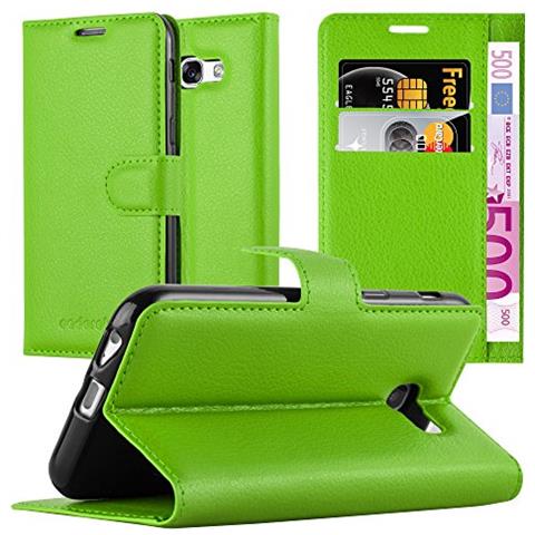 Custodia Compatibile Con Samsung Galaxy A5 2017 In Verde Menta - Coperchio Protettiva Con Chiusura Magnetica, Funzione Stand E Tasca Per Le Carte - Foto 7