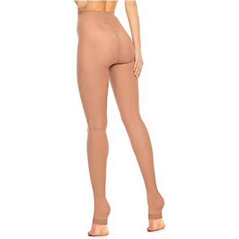 Toeless Zehenfreie Feinstrumpfhose Collant, 20 Den, Braun (make Up), Xxxx-large Donna - Foto 3