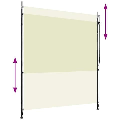 Tenda a Rullo per Esterni 200x270 cm Crema - Foto 2
