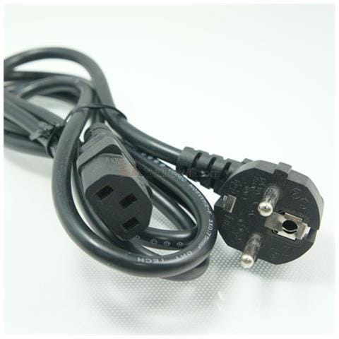 EU, CEE7/7 Schuko, C13 coupler, Maschio / maschio, 200 - 250V, 50/60 Hz, 10A - Foto 1