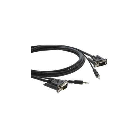 15-pin HD + 3.5mm Audio Micro Cable, 3m, VGA (D-Sub) + 3.5mm, VGA (D-Sub) + 3.5mm, -20 - 75 C, -20 - 75 C, 0 - 95% - Foto 1
