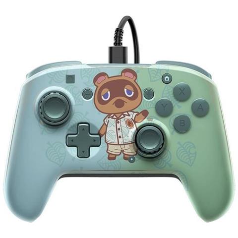 Controller Cablato - Faceoff Deluxe - Animal Crossing: Tom Nook - Switch - Foto 1
