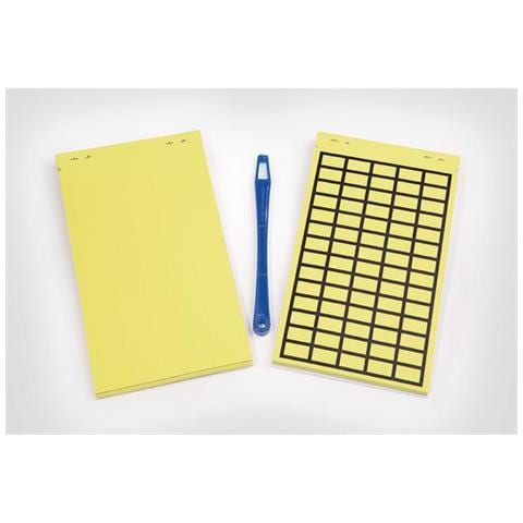 Hellermann Tyton 598-92127 Rettangolo Rimovibile Giallo 600pezzo (i) Etichetta Autoadesiva - Foto 1