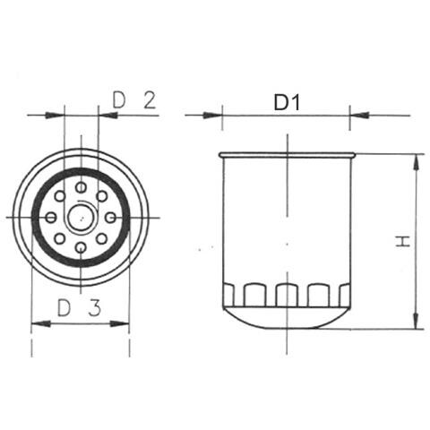 Filtro Olio Volvo Rif.or. 22030848 - Foto 2