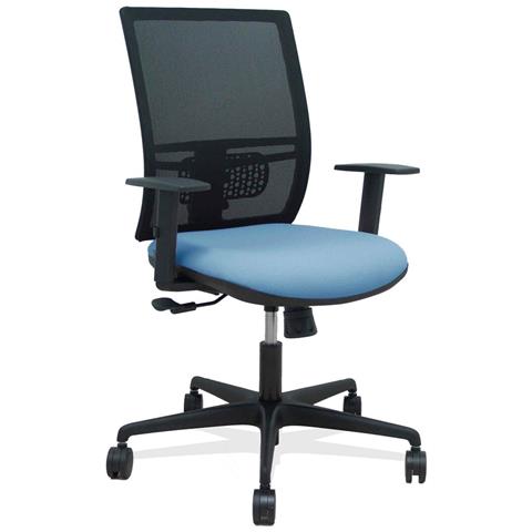 Sedia Da Ufficio Yunquera 0b68r65 Blu Cielo - Foto 1