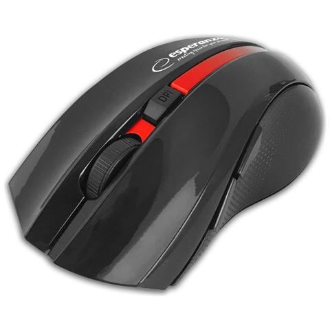 Mouse Em129r Nero Rosso - Foto 1