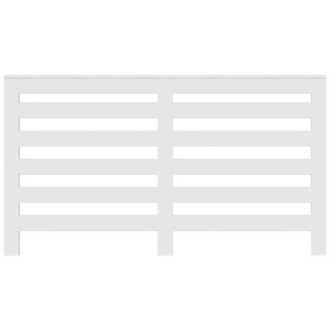 Copertura Termosifone Bianca 149x20x82 Cm Legno Multistrato - Foto 3