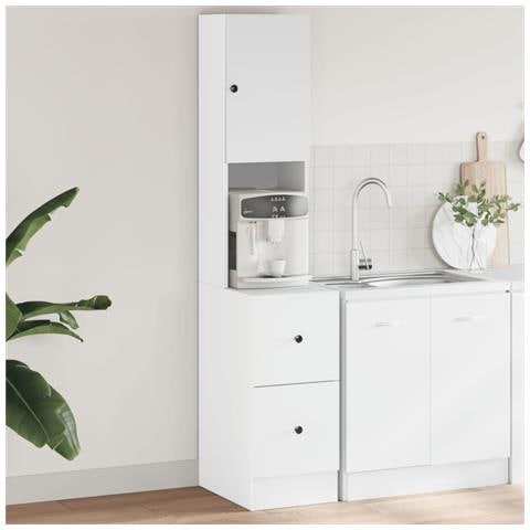 Mobile Da Cucina Bianco 35x50x180 Cm In Truciolato - Foto 1