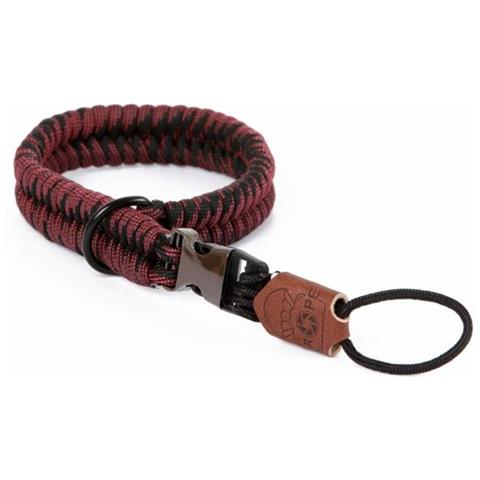 C-rope The Claw Tracolla Fotocamera Nylon Nero, Rosso - Foto 1