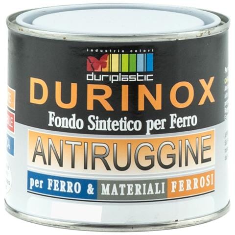 Durinox Antiruggine Fondo Protettivo Sintetico Per Ferro Metalli *** Colore : Grigio, Formato : Litri 0,500 - Foto 1