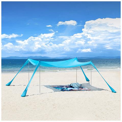 Tenda Da Spiaggia 400x400x200cm Ozt02-hb - Foto 7
