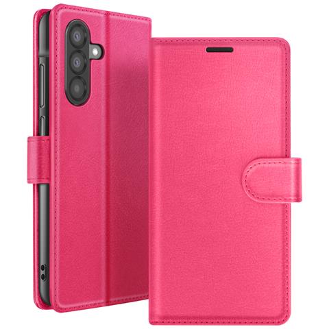 Custodia A Portafoglio Per Galaxy A56 / A36 Con Supporto E Linguetta Magnetica, Fucsia - Foto 1