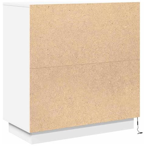 Credenza con porta Bianco 71 x 34.5 x 75 cm Legno multistrato - Foto 9