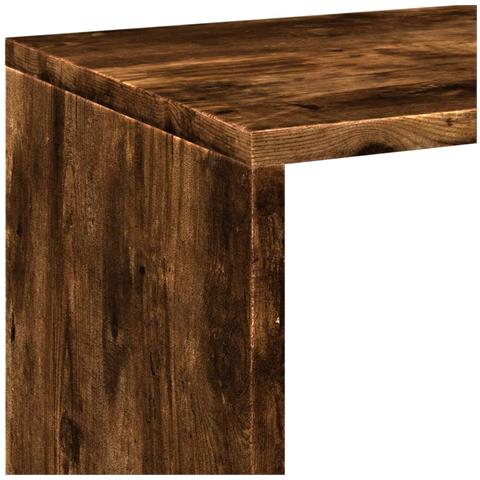 Libreria Divisorio Rovere Fumo 69,5x29x69,5 cm in Truciolato - Foto 9