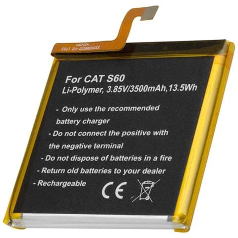Batteria Per Cat S60 Li-polimero 3.85v 3500mah 13,5 Wh - Foto 1