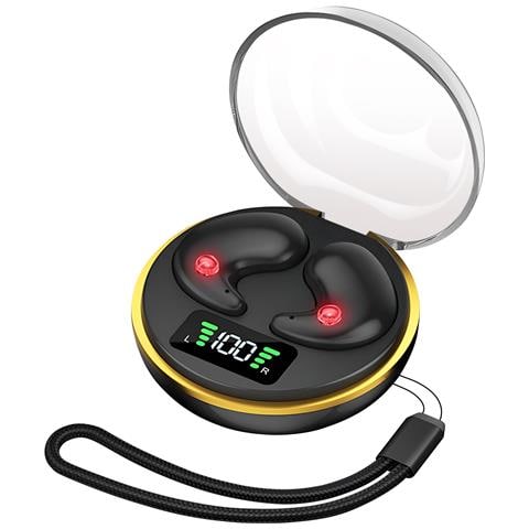 Cuffie Per Dormire Senza Fili Ultrapiatte Antirumore Con Custodia Led - Foto 1