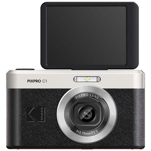 Fotocamera Digitale Pixpro C1 Con Schermo Lcd Orientabile A 180°, Nero - Foto 1