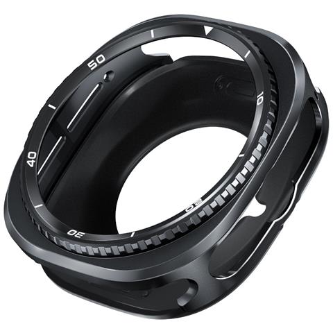 Custodia Protettiva In Metallo 47mm Compatibile Con Samsung Galaxy Watch Ultra 7/8c - Trasforma Il Tuo Orologio Black&white - Foto 1