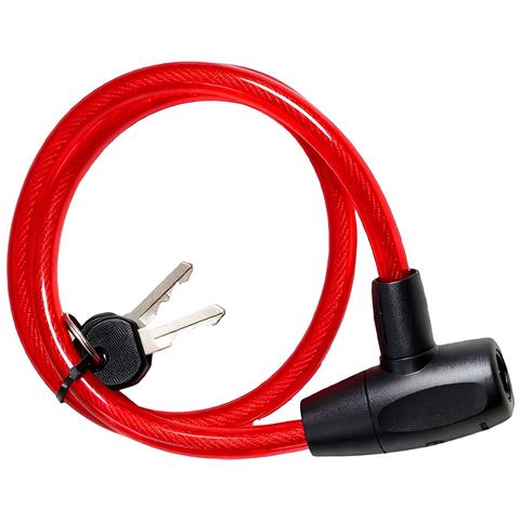 Cavo Antifurto A Testa Piatta Con Serratura A Chiave Per Bicicletta E Monopattino - Foto 1