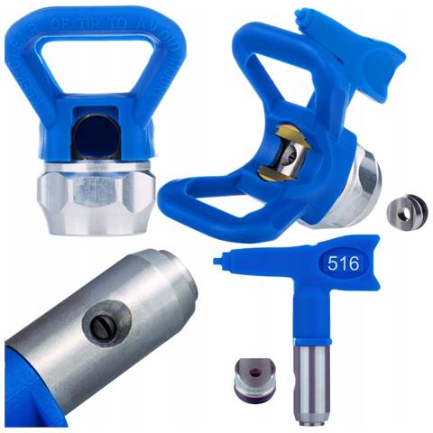 Ugello Di Spruzzatura Bassa Pressione Zenthril Softflow 516 - Larghezza 25 Cm | Alta Qualità Finitura | Compatibile Con Graco, Titan, Wagner - Foto 1