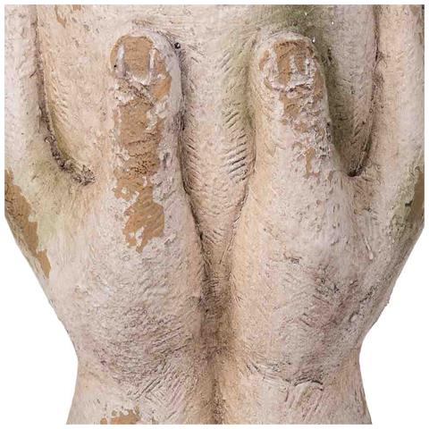 Fioriera Decorativa Color Pietra, 33x19x40h Cm - Foto 8