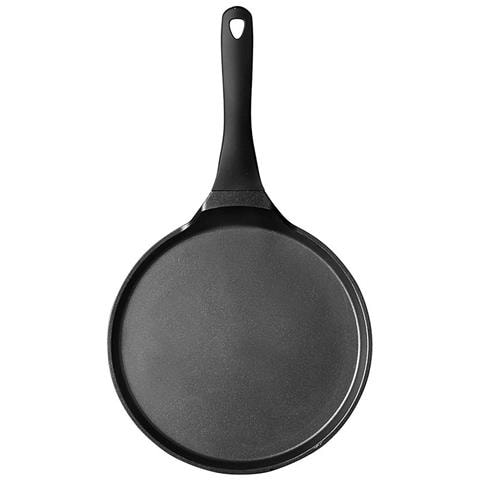 Crepiera 25 cm con PRO - Rivestimento Antiaderente a 3 Strati Senza PFOA - Manico Soft Touch - Compatibile con Tutti i Piani Cottura, Incluso Induzione - Ideale per Crepes e Piadine - Made in Italy - Foto 2