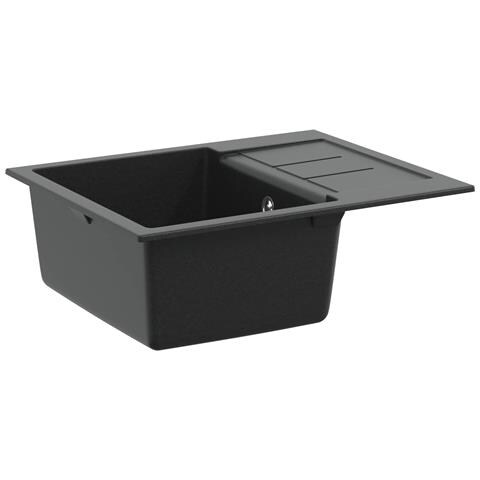 Lavello Nero 620 x 500 mm 80% Quarzo e 20% Resina - Foto 1