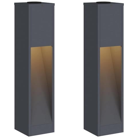 Lucina LED Solare da Percorso 2 pcs Antracite - Foto 1
