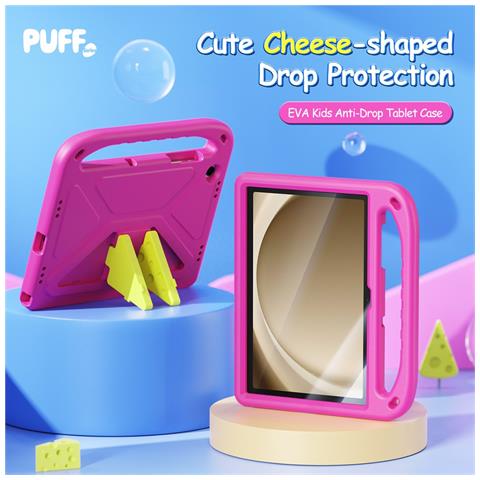 Cover per Galaxy Tab A9+ - Rosa, Antiurto, Con Soporte - Foto 2