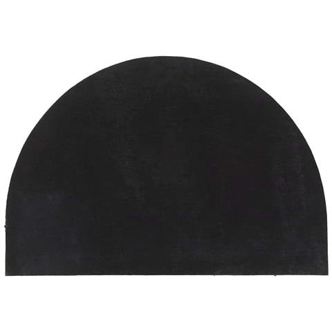 Zerbino Nero Mezzo Rotondo 60x90 cm Fibra di Cocco - Foto 2