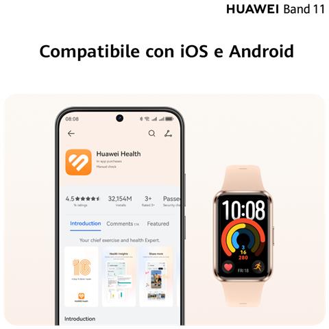 55020GVQ rilevatore di attività AMOLED Braccialetto per rilevamento di attività 4,11 cm (1.62") Nero - Foto 8