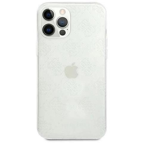 Guess Guhcp12m3d4gtr Iphone 12/12 Pro 6.1 Custodia Permatomas 4g Collezione Pattern 3d - Foto 1