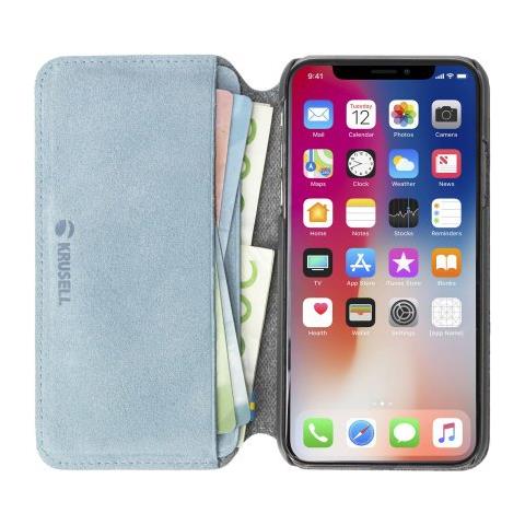 Custodia Per Telefono Blu Krusell Broby 4 Card Slimwallet Per Iphone X /xs - Foto 3